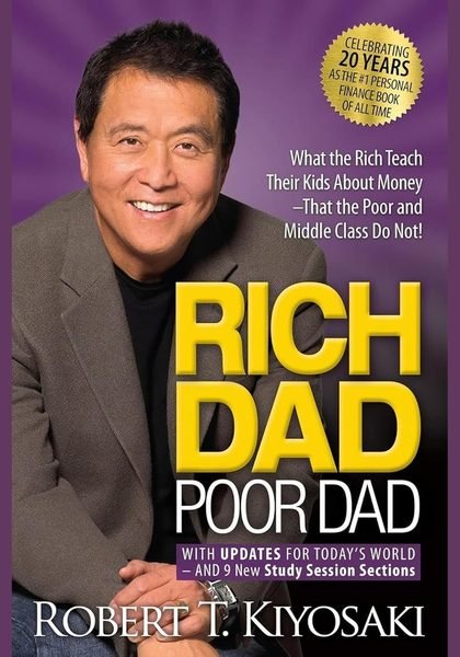 Front cover of Rich Dad Poor Dad by Robert T. Kiyosaki